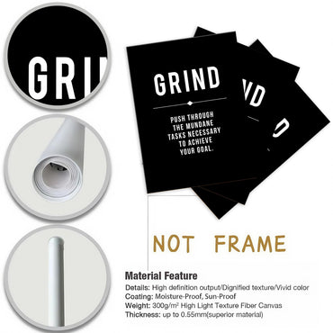 Inspirational Letter Canvas Art Set