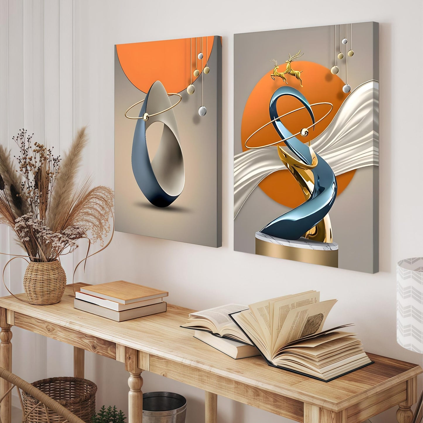Minimalist Abstract Art Set of 3