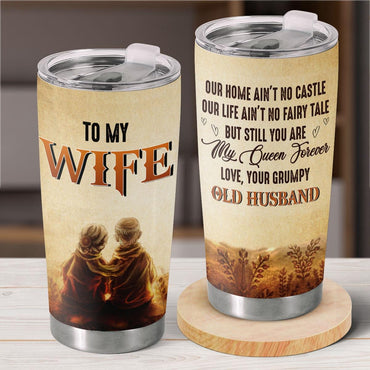 To My Wife Perfect Husband Ideal 20oz Insulated Stainless Steel Tumbler