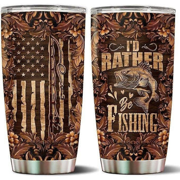 Fishing Is My Rest 20oz Insulated Stainless Steel Tumbler