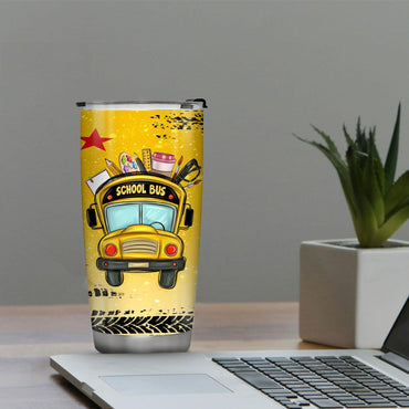 School Bus Driver 20oz Insulated Stainless Steel Tumbler