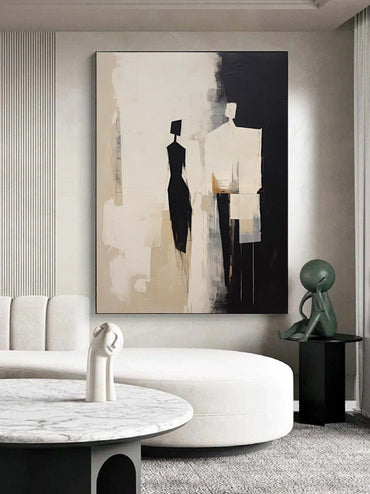 Minimalist Cubist Figure Art JC0014 - Viral Wall Art