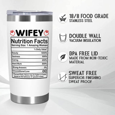 Anniversary Wife Gift Tumbler