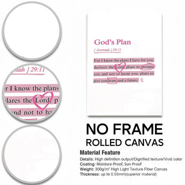 Jeremiah 29:11 Hope and Future Poster