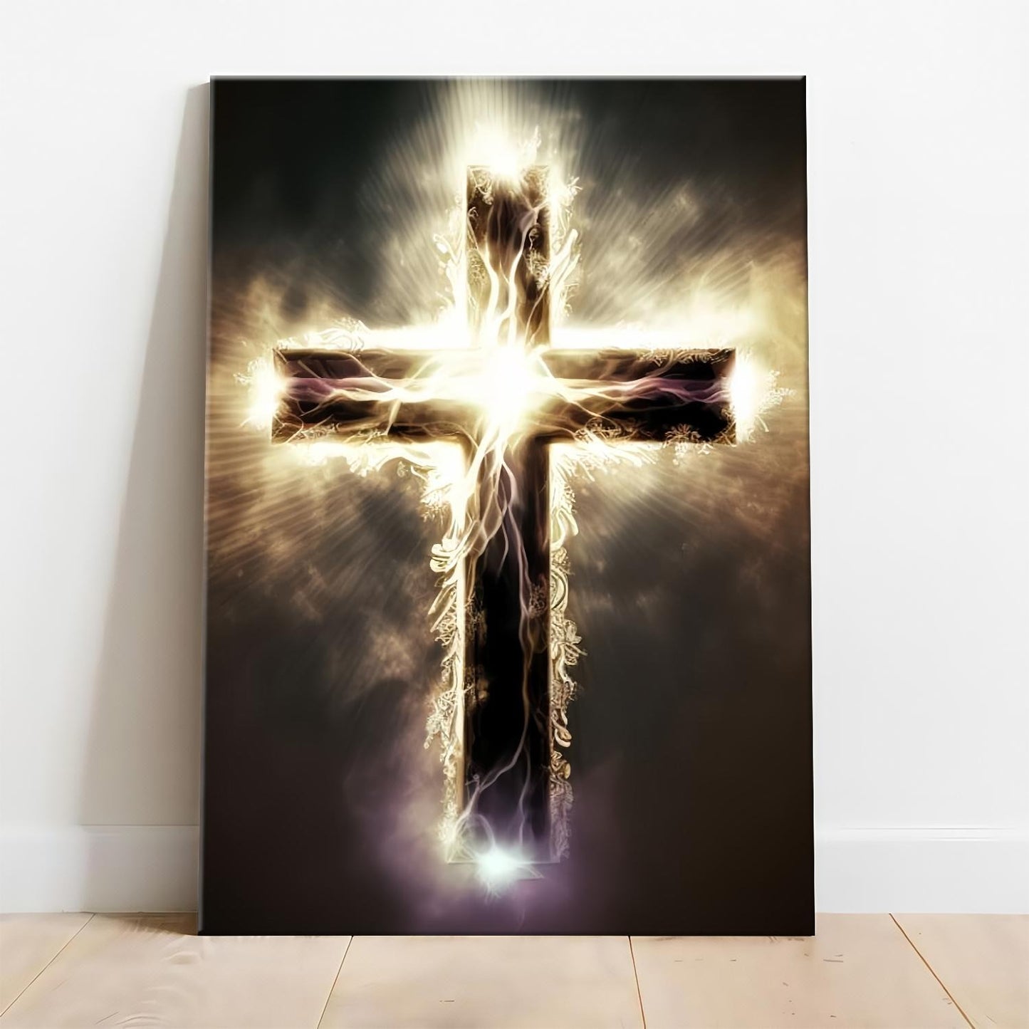 Cross in the Storm Wall Art