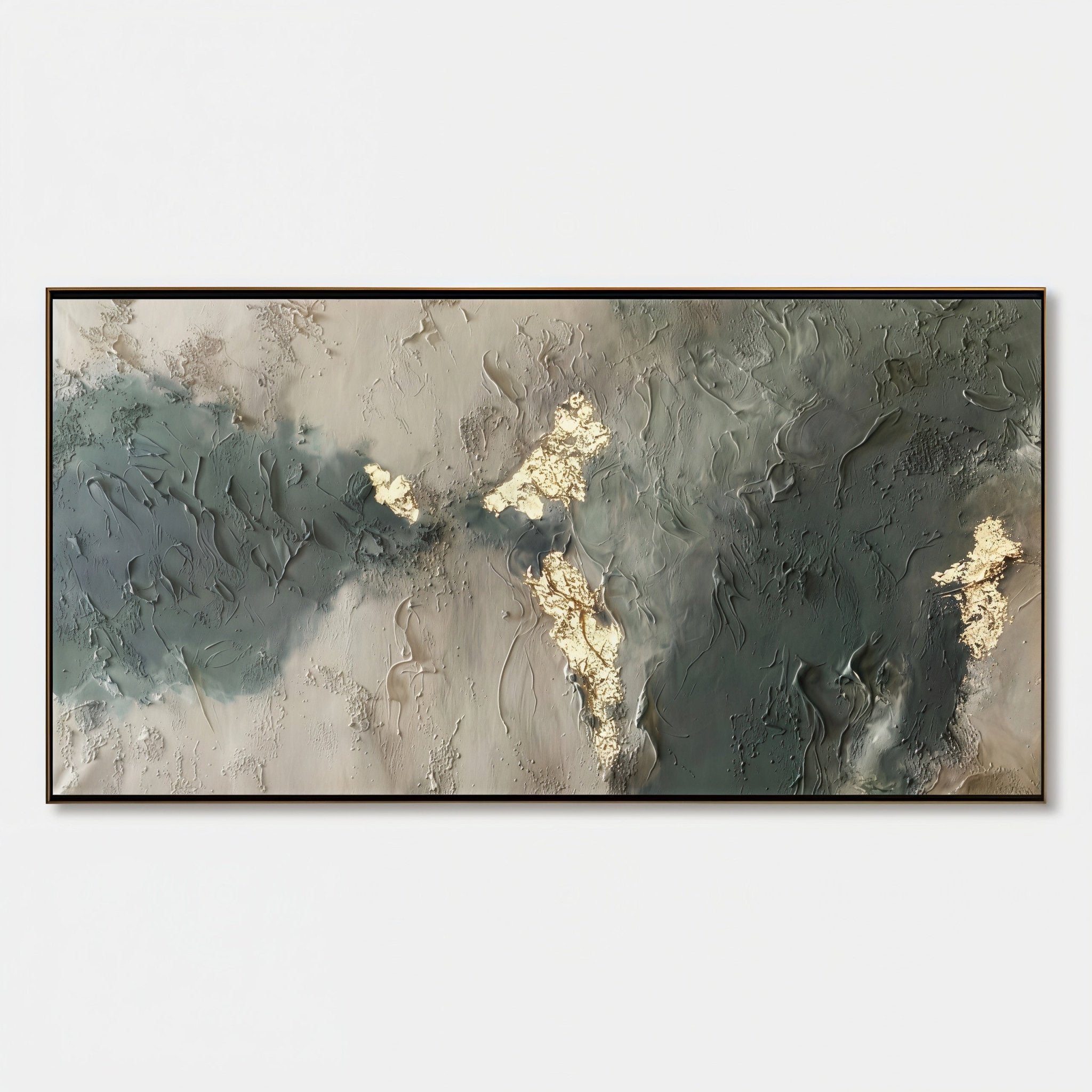 Wabi - Sabi Abstract Impasto Oil Painting SR0041 - Viral Wall Art