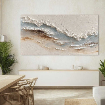 3D Textured Coastal Abstract Wall Art CZ0033 - Viral Wall Art