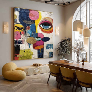 Abstract Graffiti Painting KS0012 - Viral Wall Art