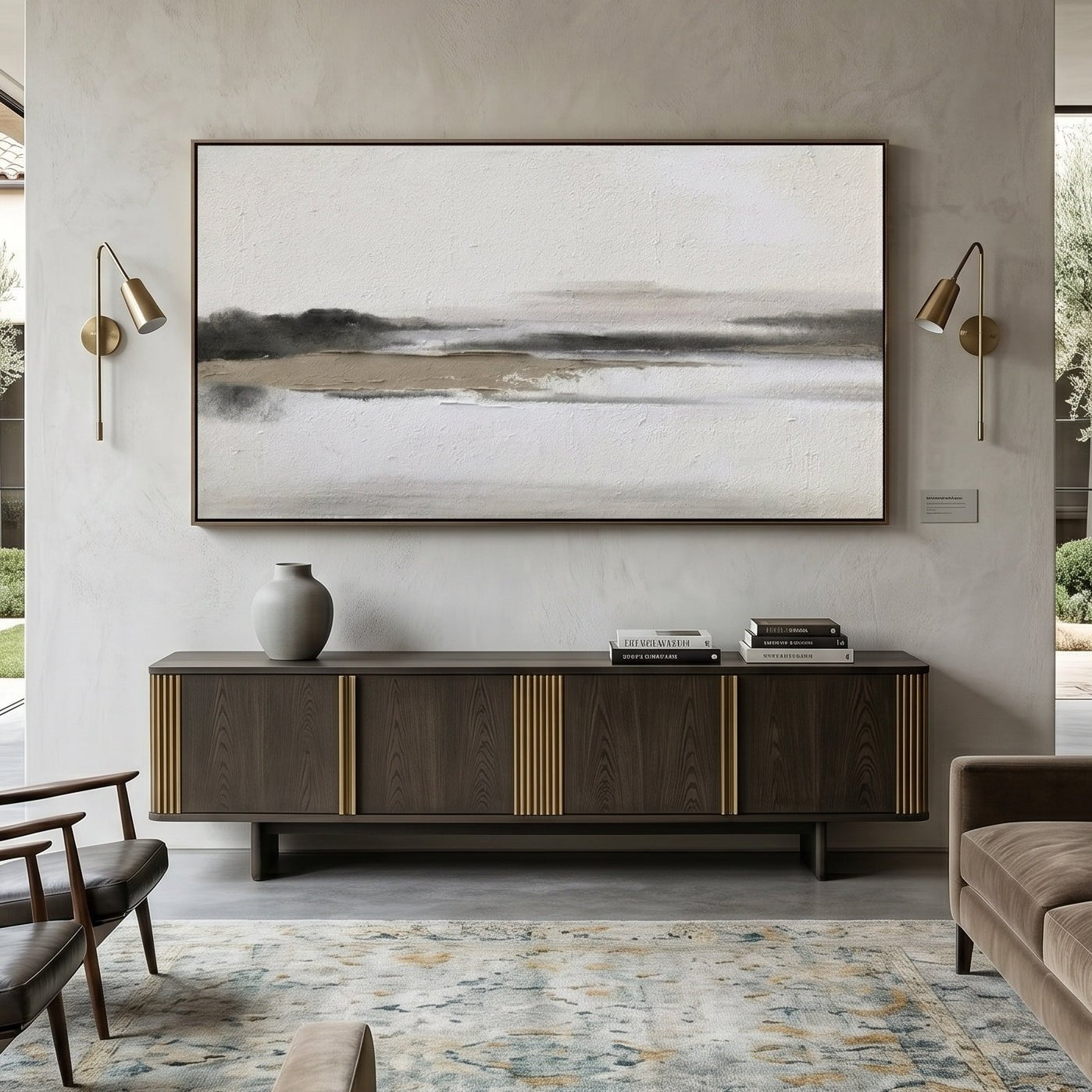 3D Heavy Texture Panoramic Landscape Painting CY0148 - Viral Wall Art