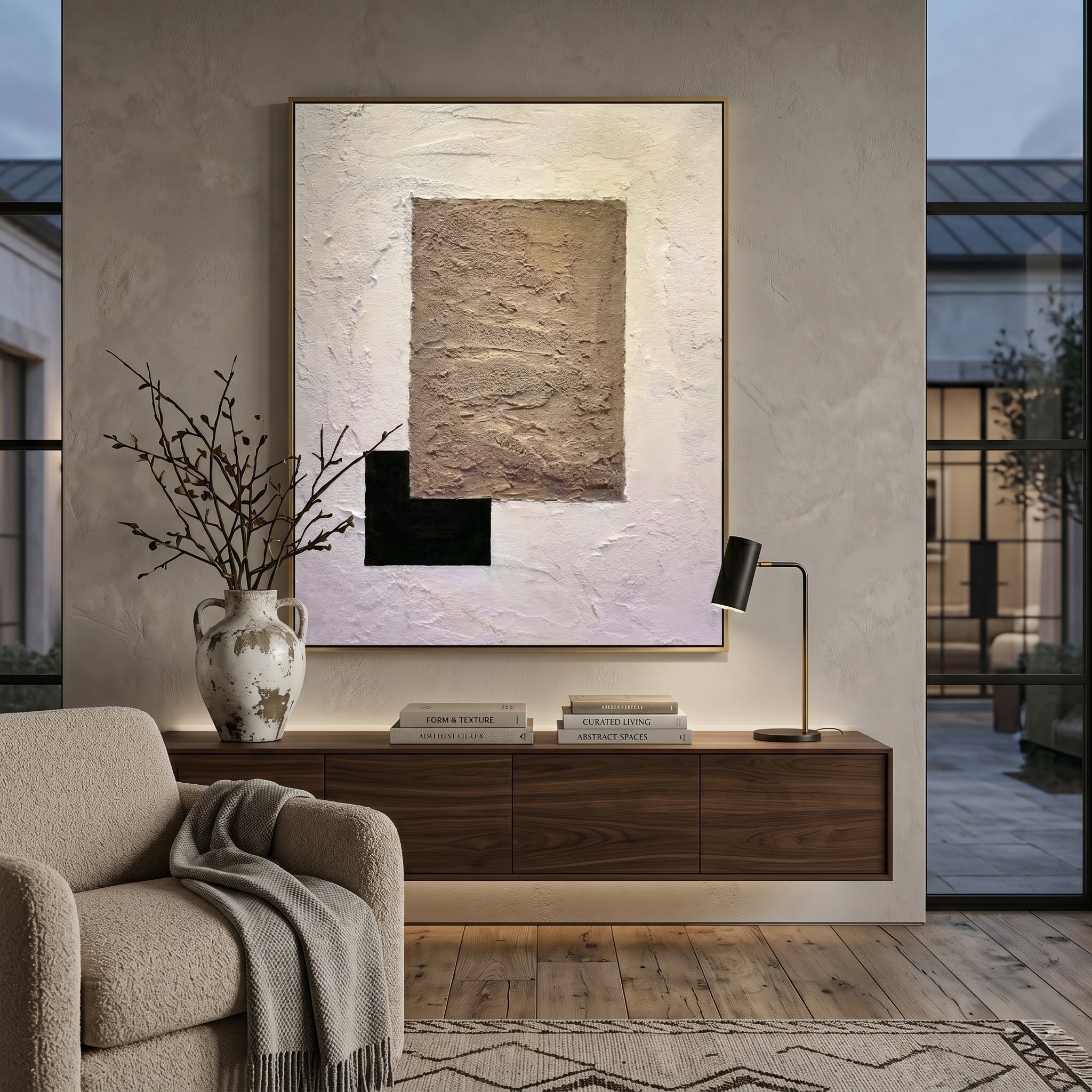3D Heavy Texture Abstract Oil Painting JC0141 - Viral Wall Art