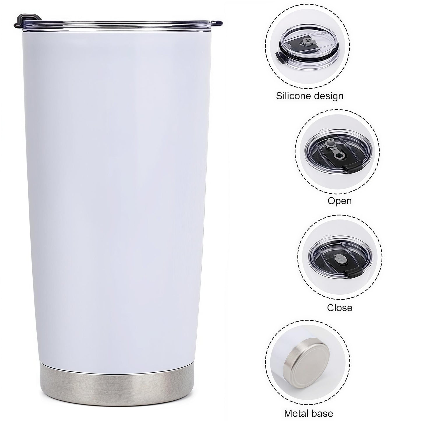 Stylish 20oz America 250 Anniversary Patriotic Mug, Advanced Double-Wall Vacuum Insulated Travel Cup, In God We Trust Gingham Design, 4th of July Gift, Car Cup Holder Friendly, Hand Washing Recommended for Adults, Advanced Double-Wall Vacuum Insulation