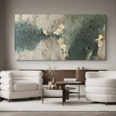 Wabi - Sabi Abstract Impasto Oil Painting SR0041 - Viral Wall Art