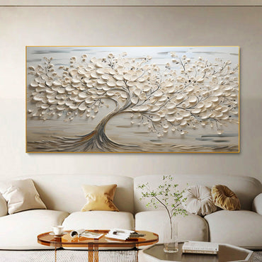 Heavy Texture Neutral Abstract Wall Art CZ0060 - Viral Wall Art