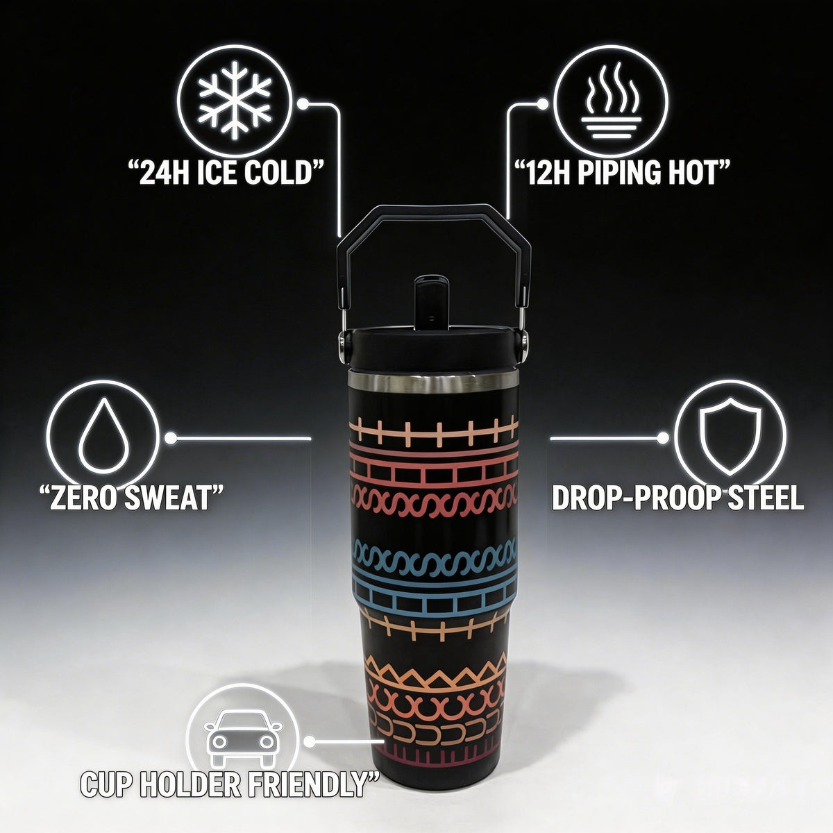 If You Know You Know 30oz Insulated Tumbler with Carry Handle