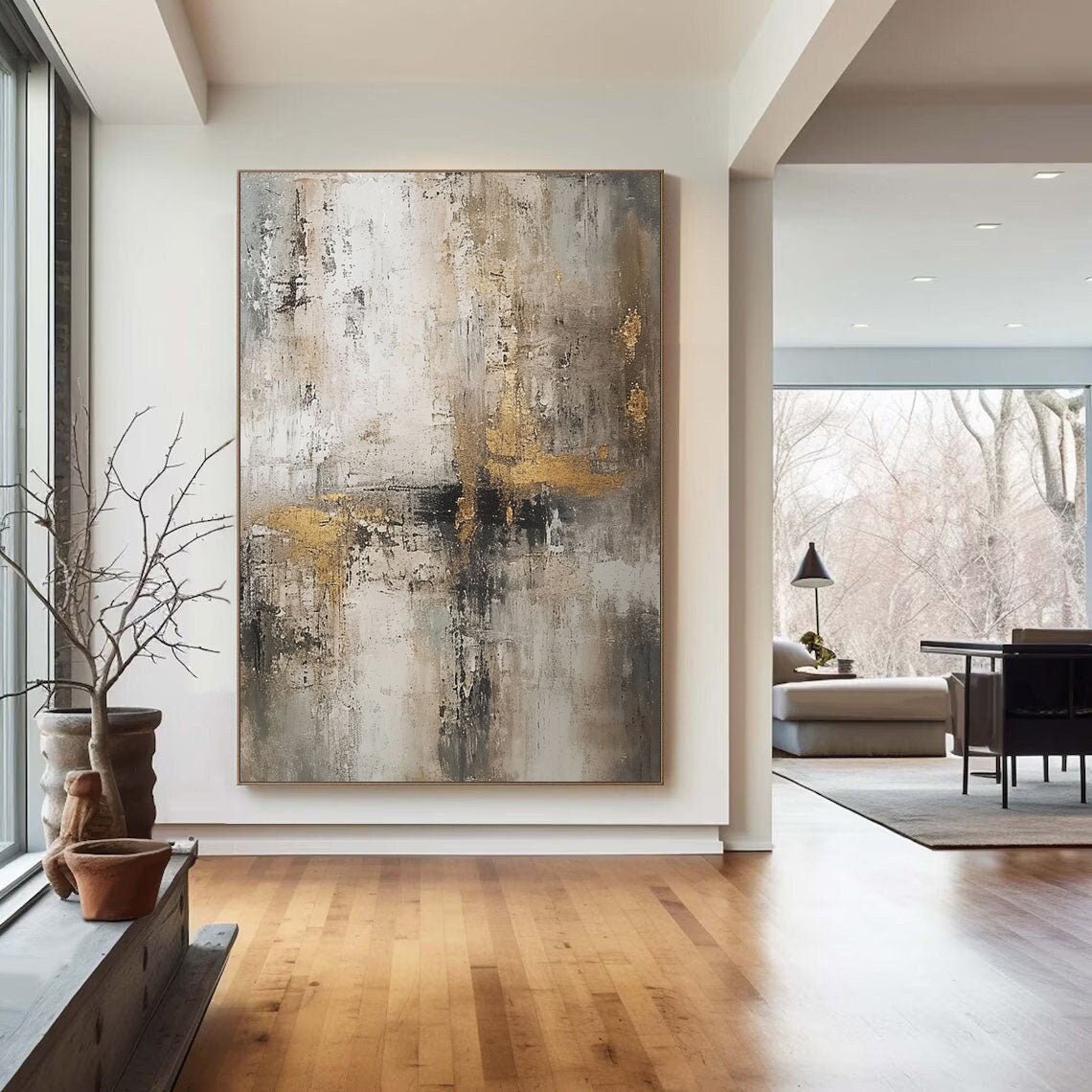 Neutral Morandi Tones Abstract Wall Art SR0046 - Viral Wall Art
