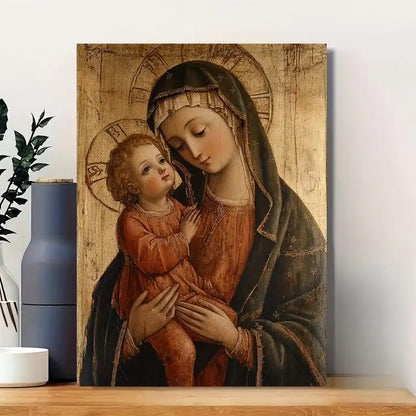 Classic Madonna and Child ( ) Canvas Wall Art – Trendy Wall Art Decor
