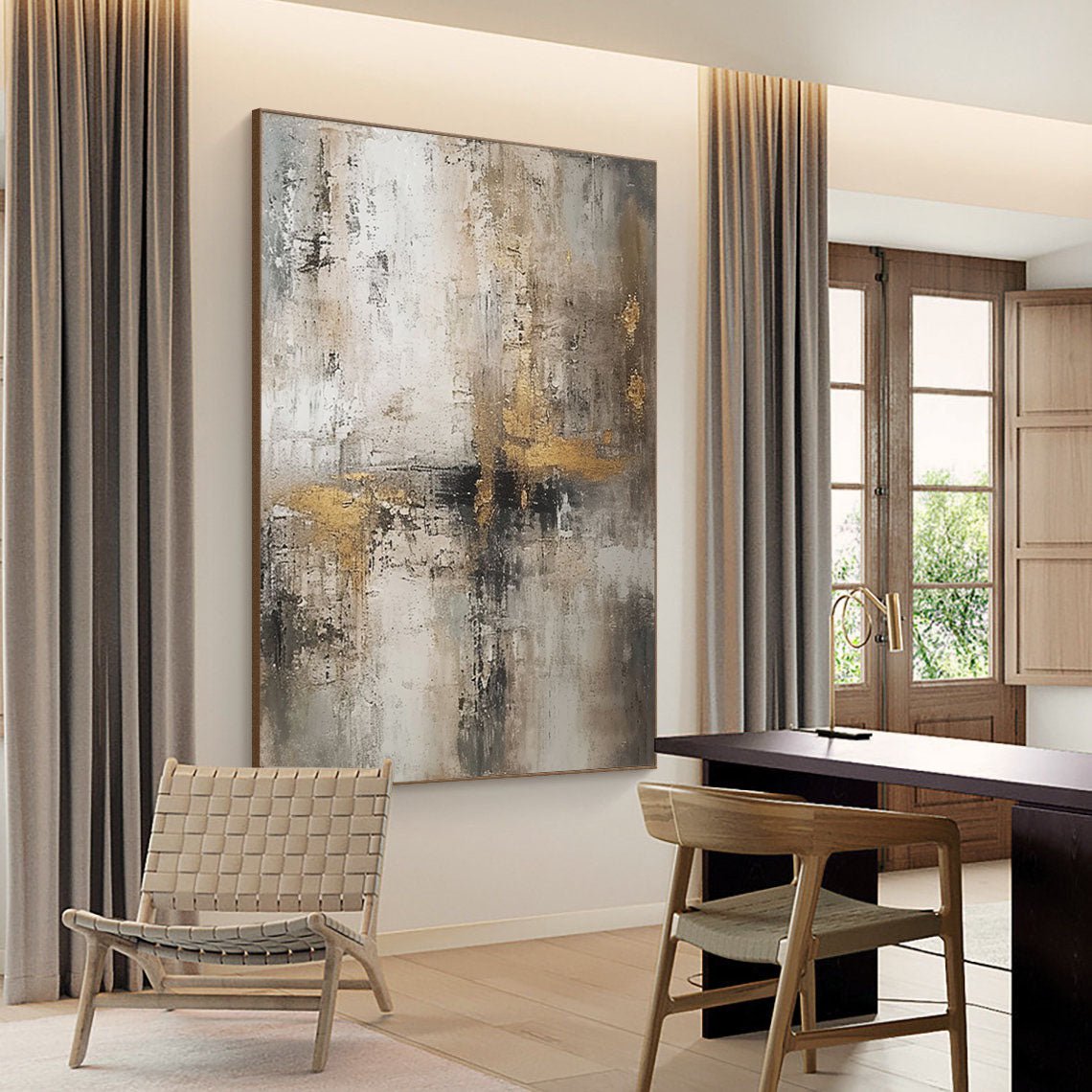 Neutral Morandi Tones Abstract Wall Art SR0046 - Viral Wall Art