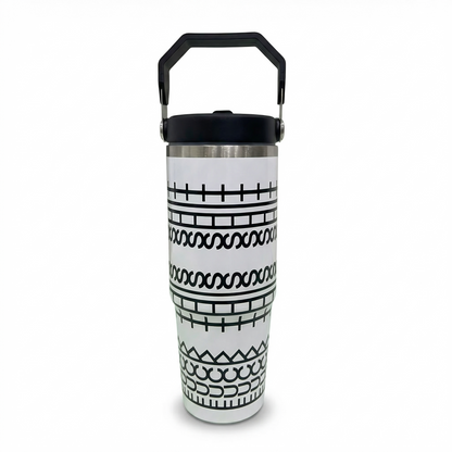 If You Know You Know 30oz Insulated Tumbler with Carry Handle