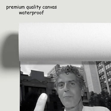 Anthony Bourdain Black & White Poster