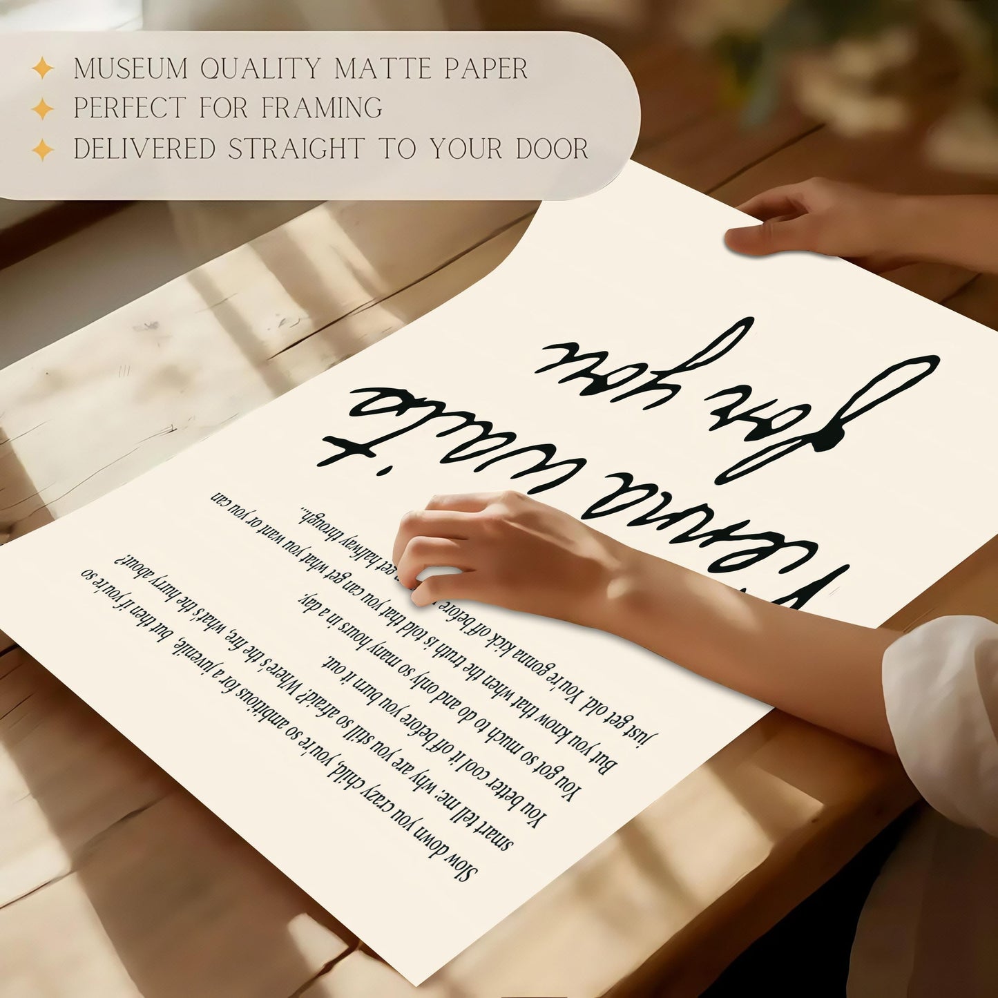 Vienna Waits for You Lyrics Poster