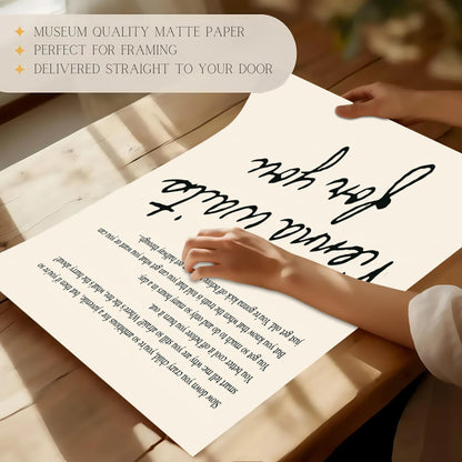 Vienna Waits for You Lyrics Poster