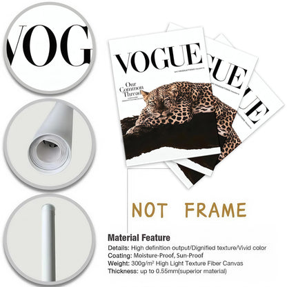 Leopard & Cheetah Wall Art Set