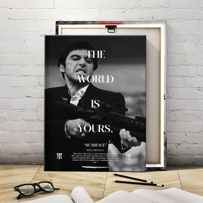 Tony Montana Scarface Motivational Poster