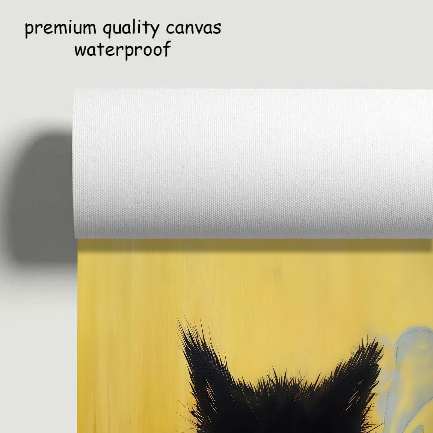 Smoking Cat Vintage Art Print