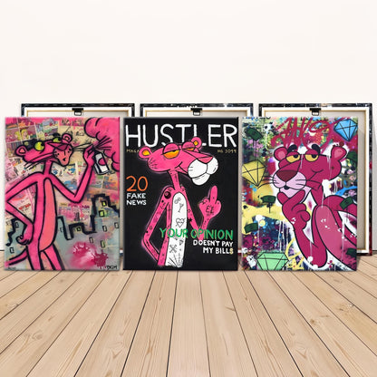 113 Pink Panther Street Art Poster Set