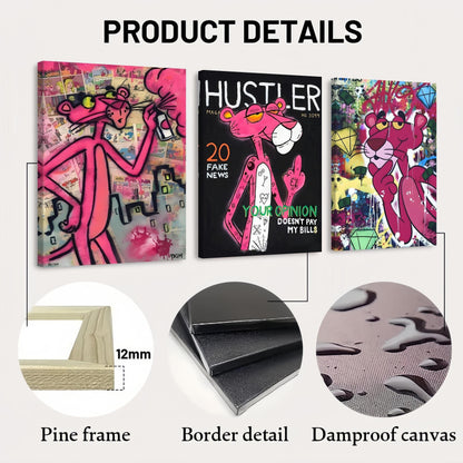 113 Pink Panther Street Art Poster Set