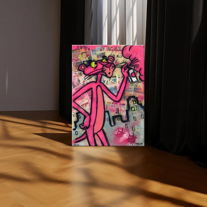 113 Pink Panther Street Art Poster Set