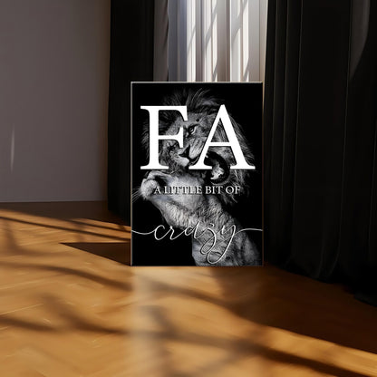 Lion Family Canvas Poster Set