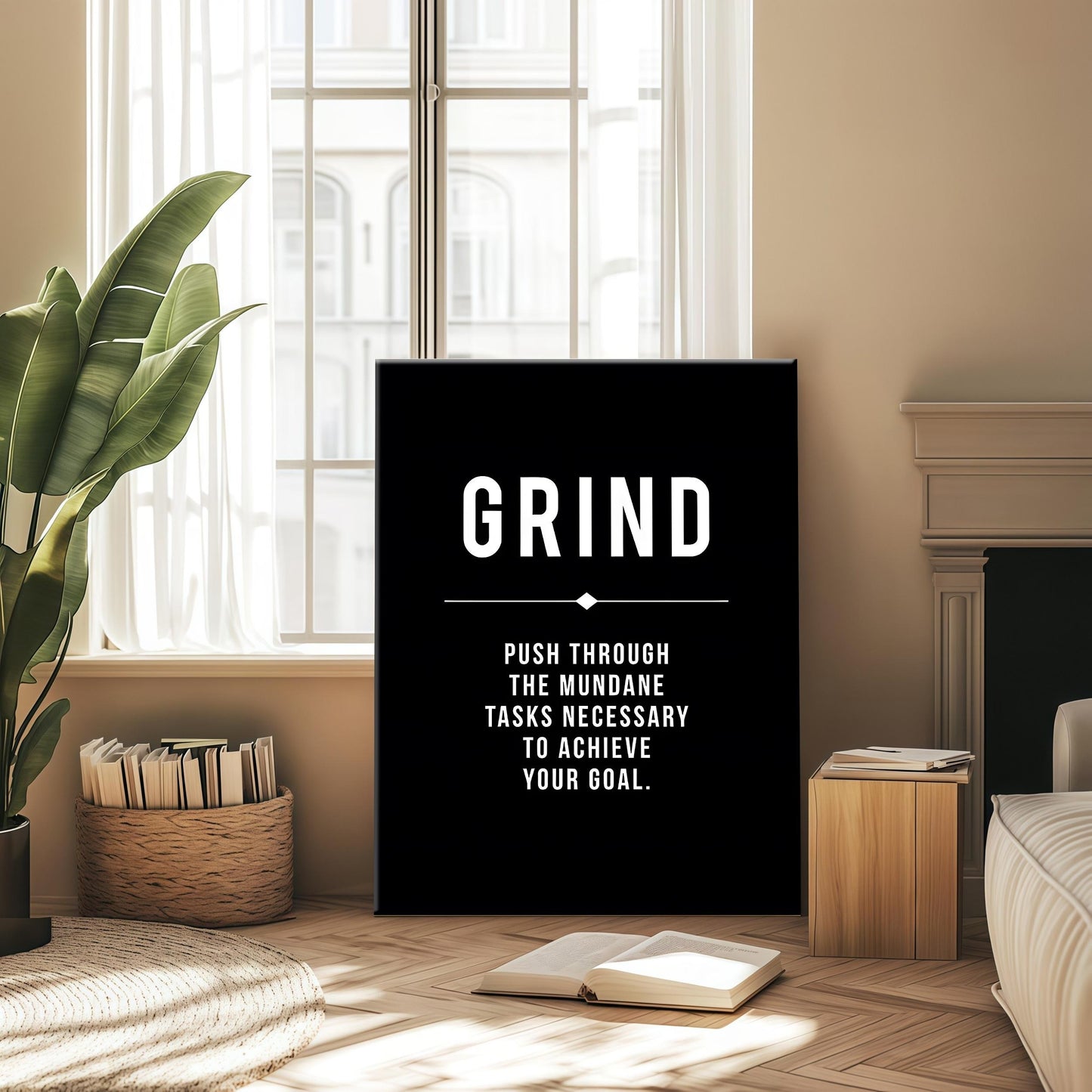 Inspirational Letter Canvas Art Set