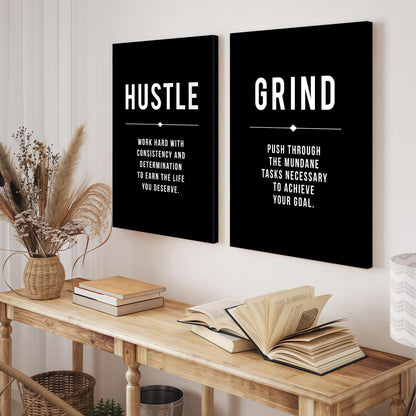 Inspirational Letter Canvas Art Set