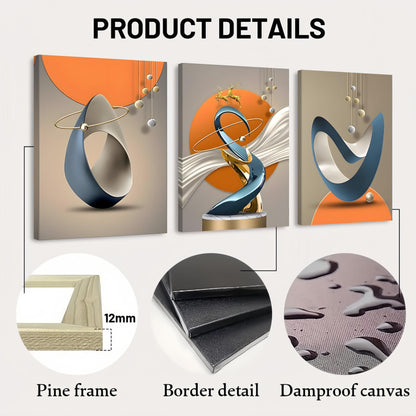 Minimalist Abstract Art Set of 3