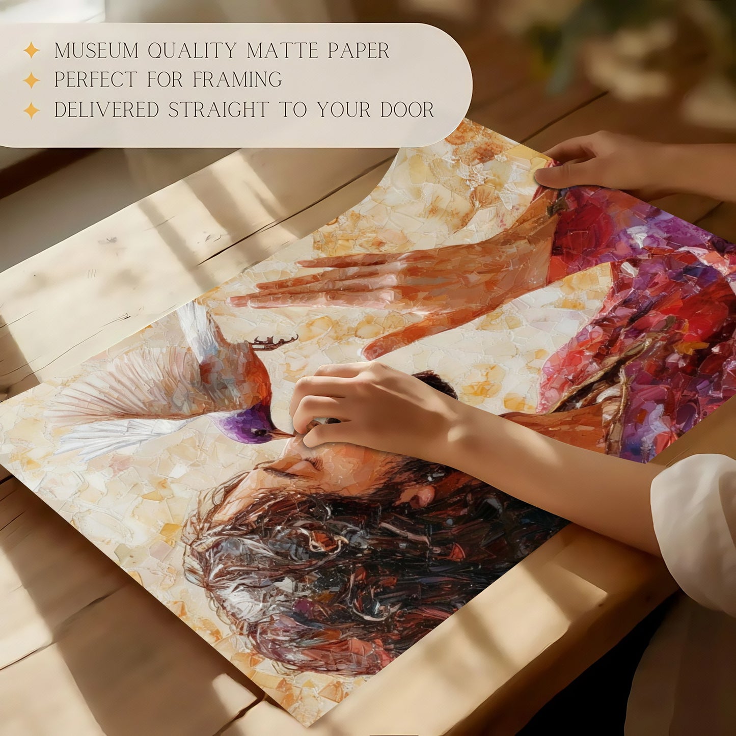 Smiling Jesus Canvas Wall Art - Joyful Laughing Christ Portrait - Heartwarming Christian Home Decor