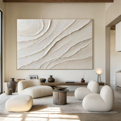 3D Heavy Texture Minimalist Oil Painting CZ0069 - Viral Wall Art
