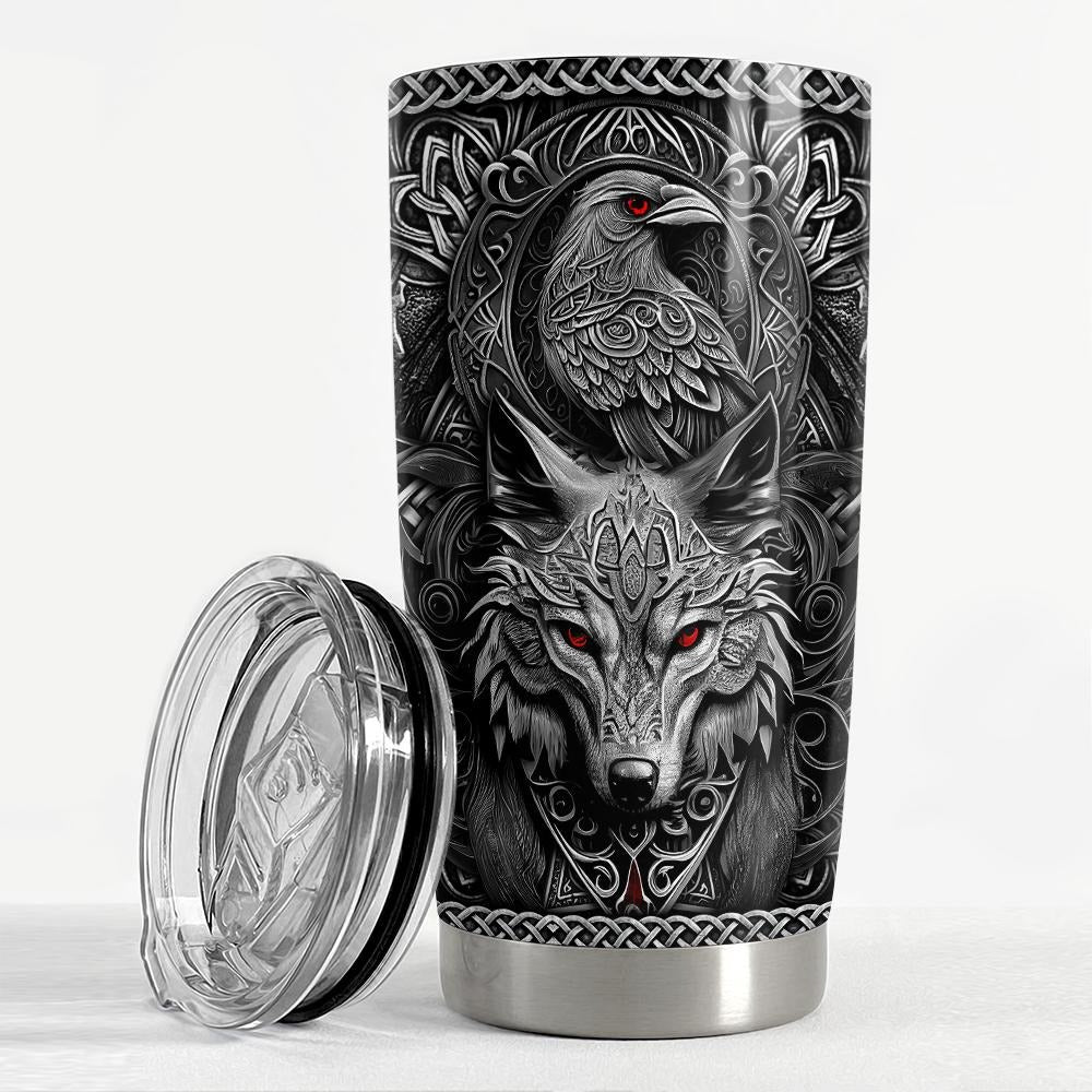 Viking Wolf 20oz Tumbler