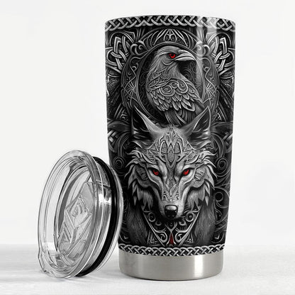 Viking Wolf 20oz Tumbler