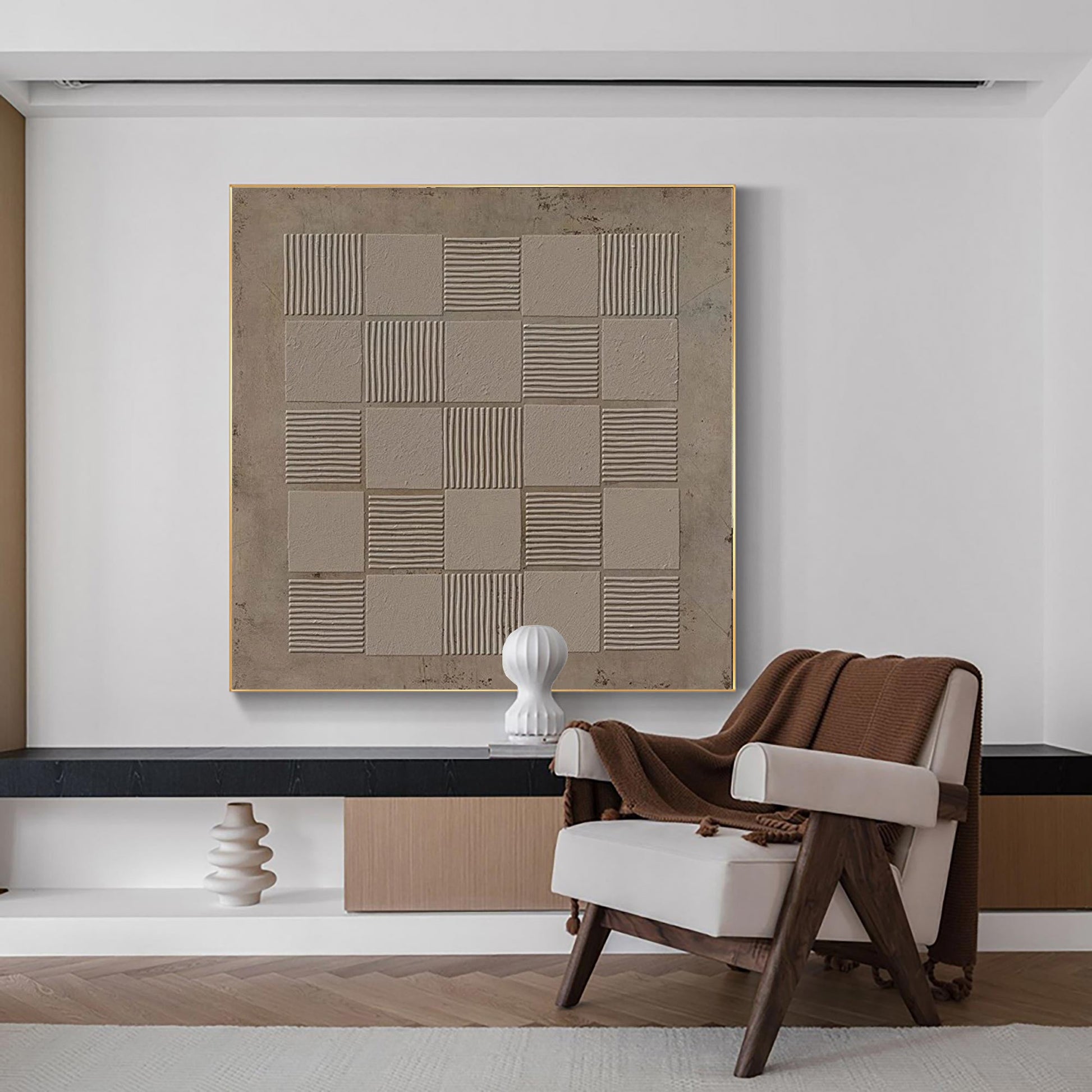Wabi - Sabi 3D Textured Abstract Wall Art EC0023 - Viral Wall Art