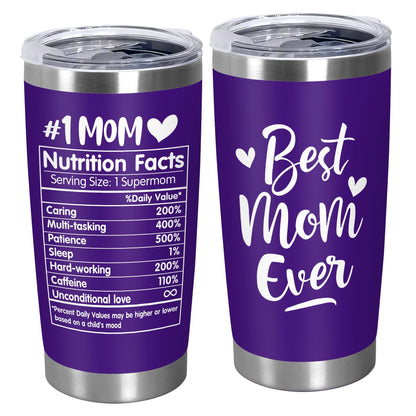 Mom Purple Nutrition Tumbler
