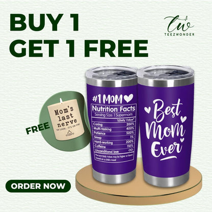 Mom Purple Nutrition Tumbler