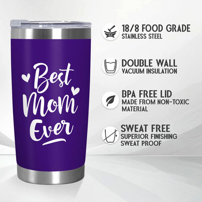 Mom Purple Nutrition Tumbler