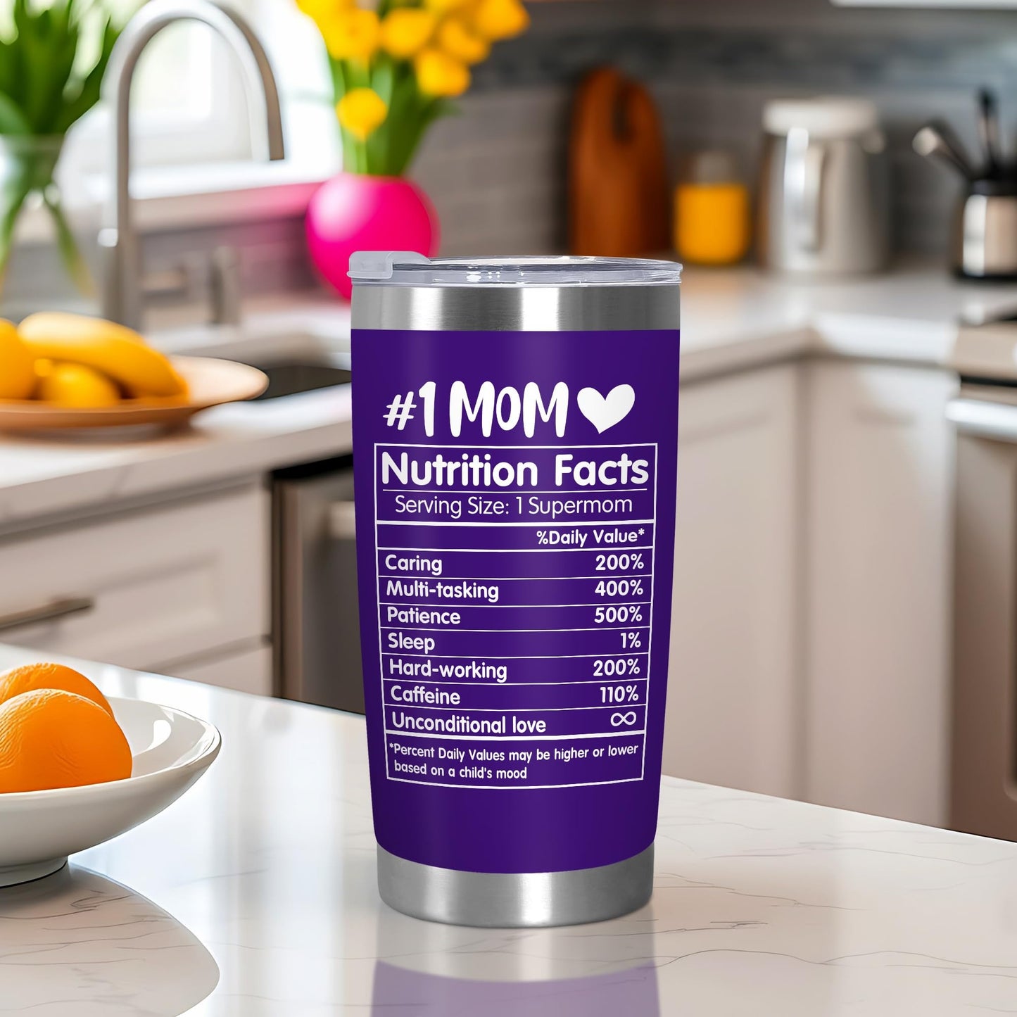 Mom Purple Nutrition Tumbler