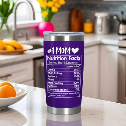 Mom Purple Nutrition Tumbler