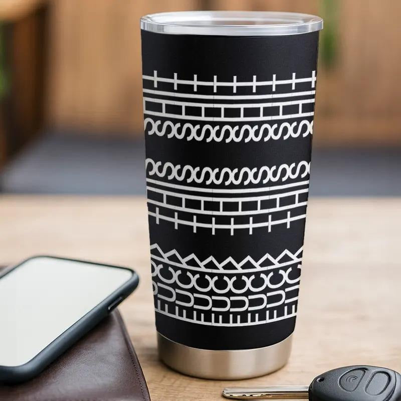 Sarcastic Hidden Message Funny I'M Fine 20oz Insulated Stainless Steel Tumbler