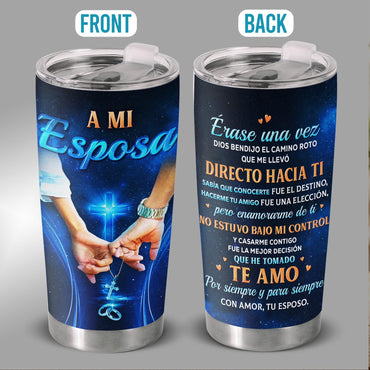 Mexican Heritage Para Mi Esposa 20oz Insulated Stainless Steel Tumbler
