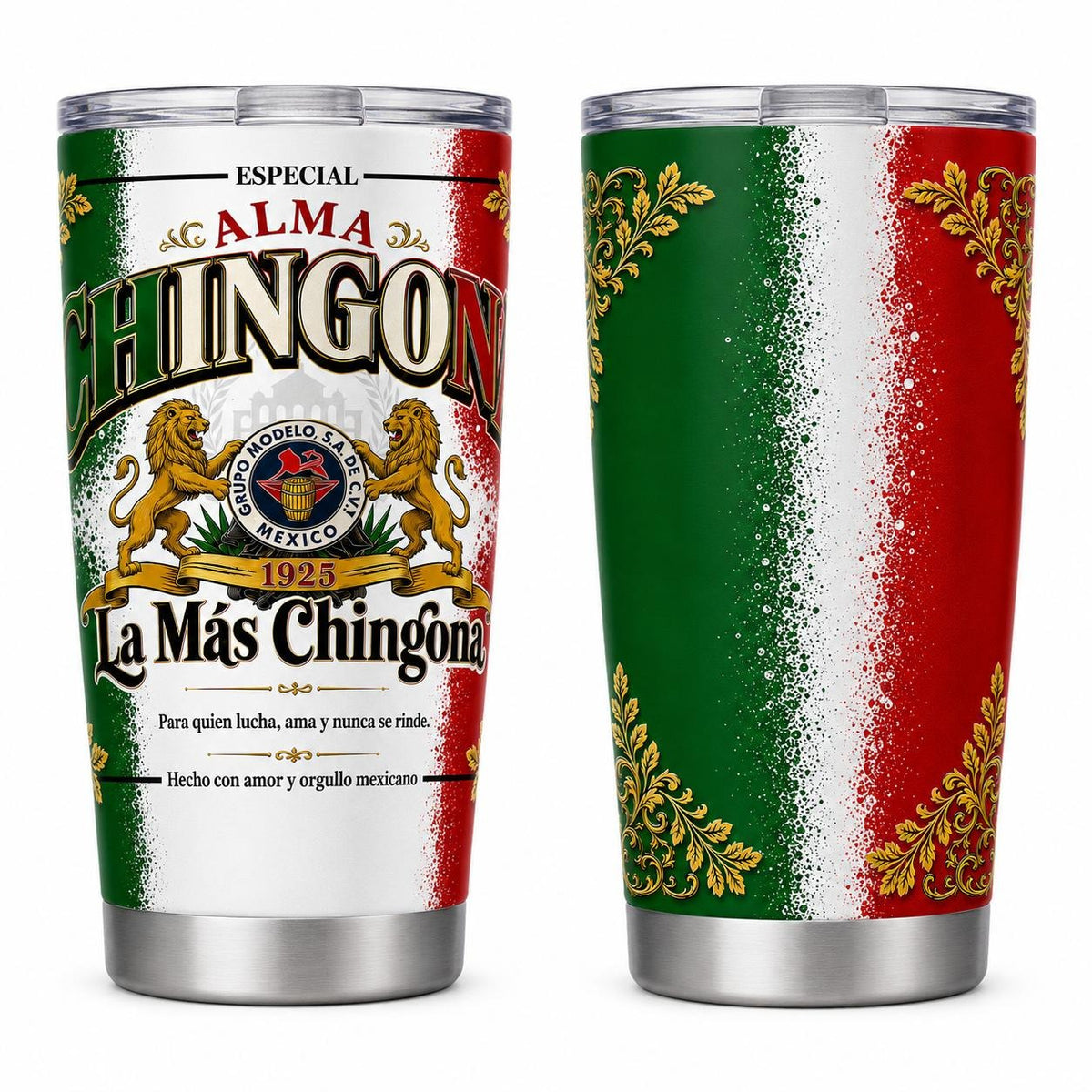 Mexican Heritage Insulated Stainless Steel Tumbler - 20oz/40oz