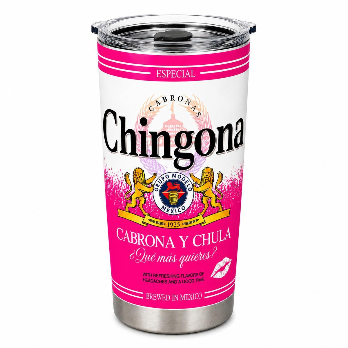 Mexican Heritage Cabrona Y Chula Insulated Stainless Steel Tumbler - 20oz/30oz/40oz