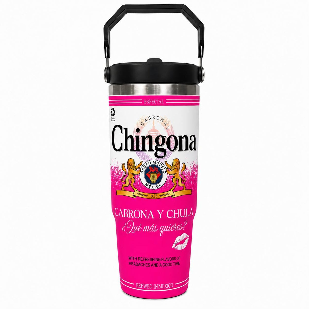 Mexican Heritage Cabrona Y Chula Insulated Stainless Steel Tumbler - 20oz/30oz/40oz